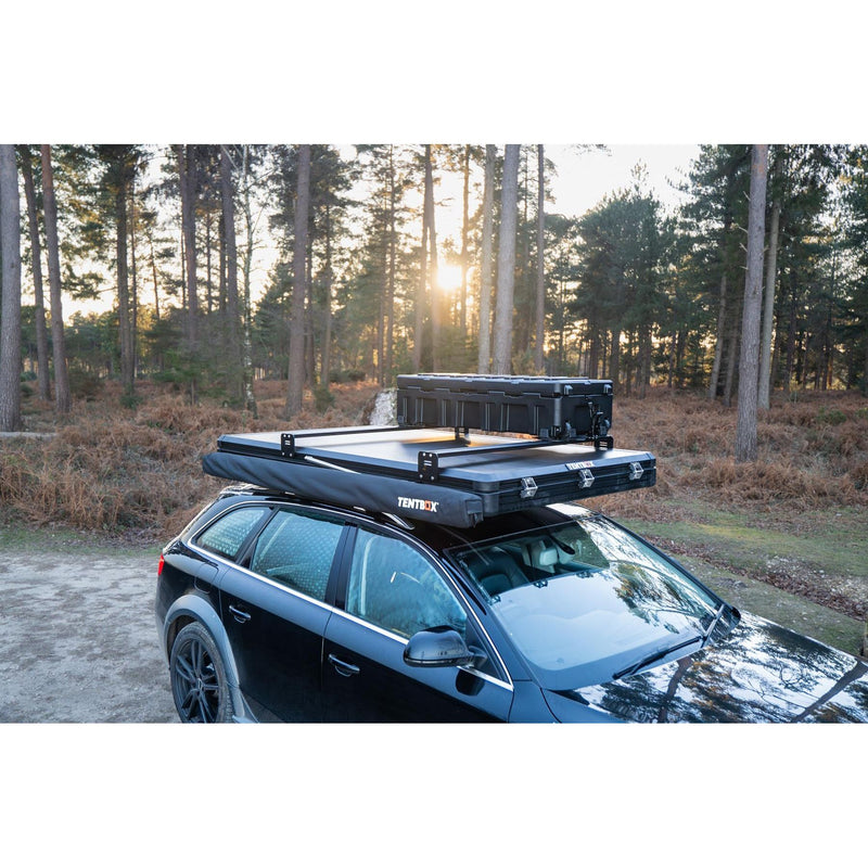 TentBox Cargo 2.0 (Sunset Orange) 2 Person Roof Tent TENTBOX - Bars 4 Cars