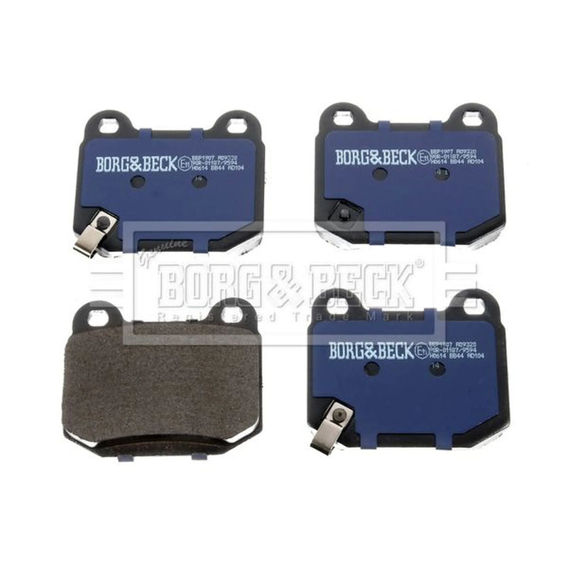 Borg & Beck Front & Rear Brake Discs & Pads fits Subaru Impreza 2001-2005 2.0
