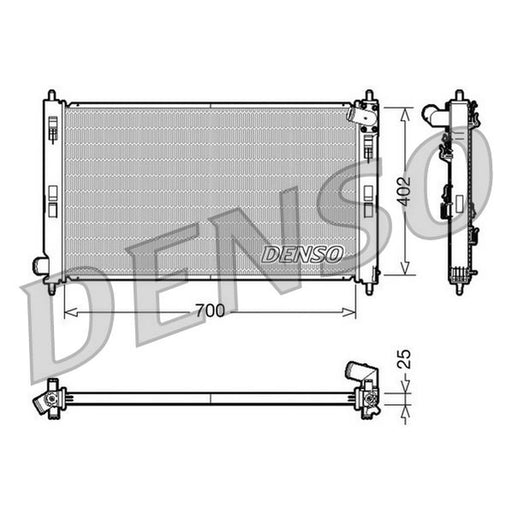 Denso Engine Radiator DRM45032