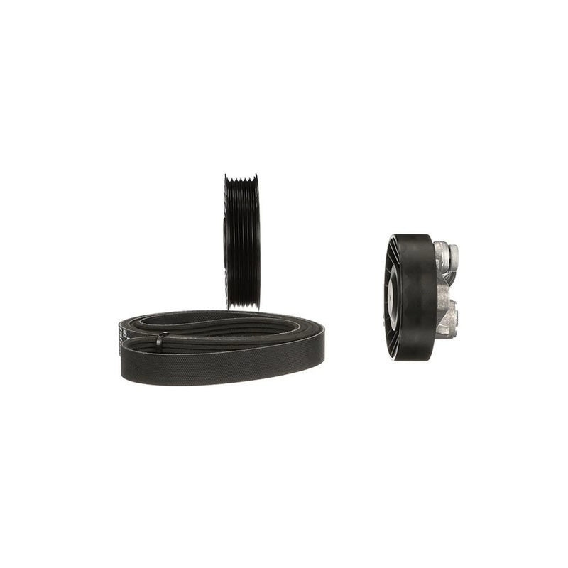 Gates V-Ribbed Belt Set fits Opel Astra G 1998-2005 2.0 2.2