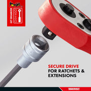 Teng Tools 1/2" Long TX Bit Socket TX60 Teng Tools - Dynamic Drive
