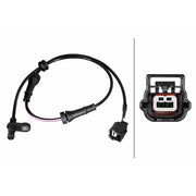 Hella ABS Wheel Speed Sensor Rear fits Nissan Bluebird Sylphy 2013 on 1.6