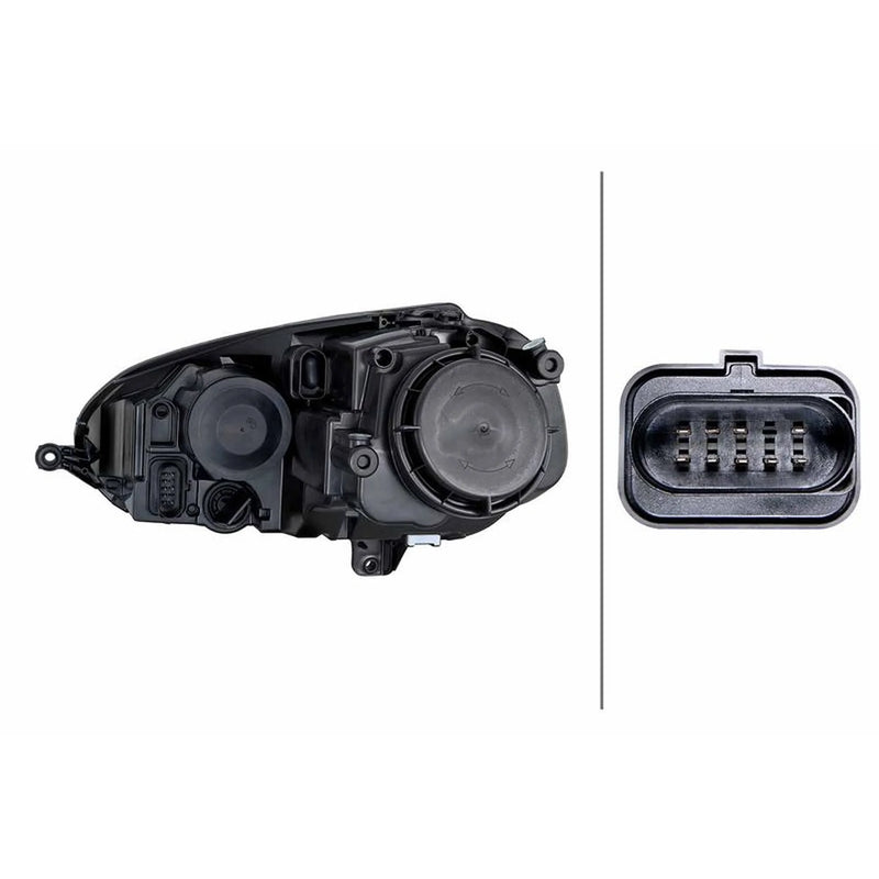 Hella Headlight Headlamp PY21W Right 1LG 247 007-641