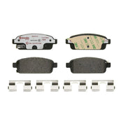 Brembo 4 x Rear Brake Pad Set fits Chevrolet Aveo 2013 on 1.4
