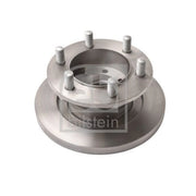 Febi 2 x Solid Front Brake Discs 17348-x2