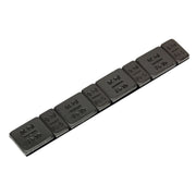 Sealey Wheel Weight 5 & 10g Adhesive Zinc Plated Steel Black Strip of 8 (4 x Eac Sealey - Dynamic Drive