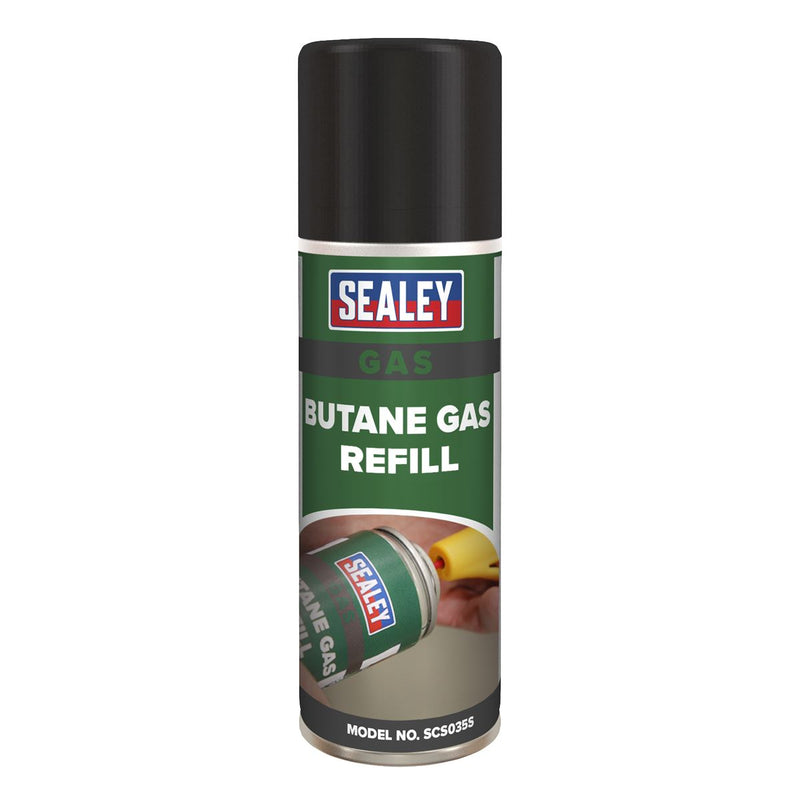 Sealey Butane Gas Refill 200ml SCS035S Sealey - Dynamic Drive
