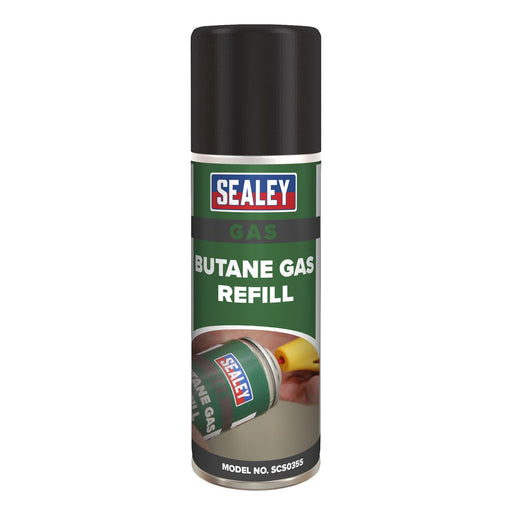 Sealey Butane Gas Refill 200ml SCS035S Sealey - Dynamic Drive