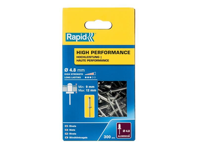 Rapid High Performance Rivets 4.8 x 16mm (Box 300) Rapid - Dynamic Drive