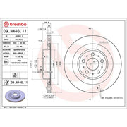 Brembo 2 x Internally Vented Brake Discs fits Tesla Model Y 2021-2025
