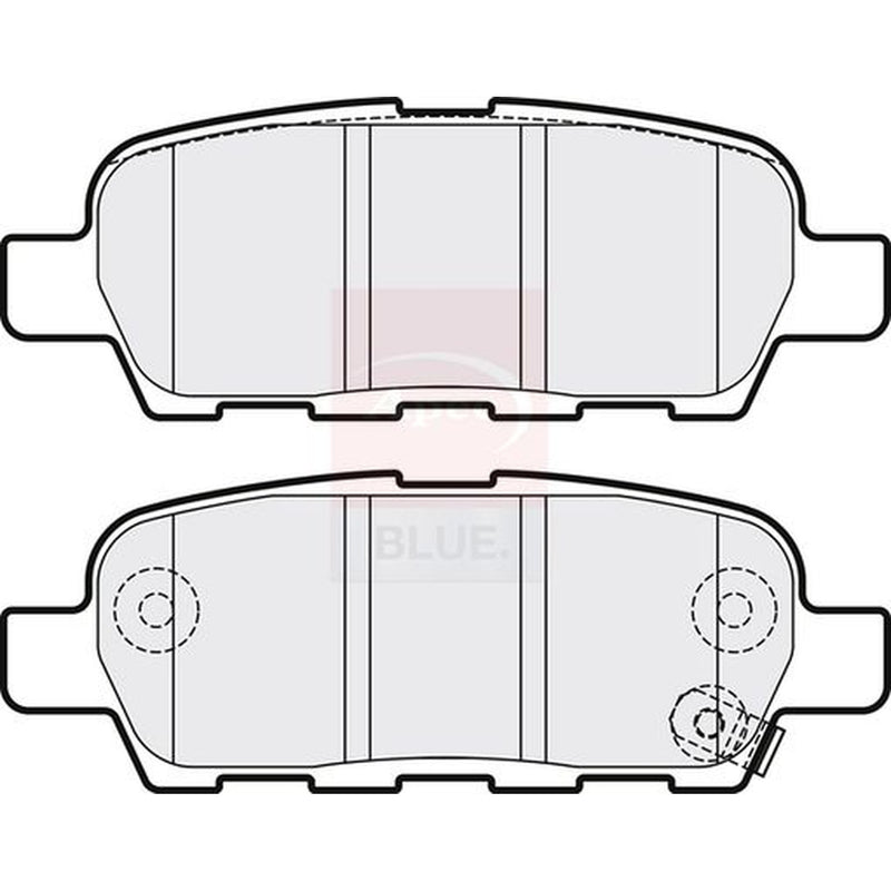 Apec Front & Rear Pads fits Nissan Leaf 2010-2017