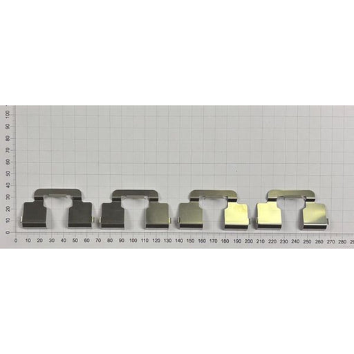 Abtex Brake Pad Accessory Fitting Kit Rear fits Fiat Scudo 2010-2016 2.0