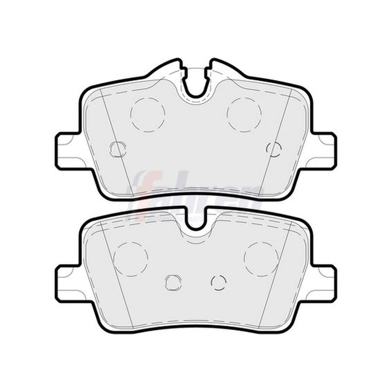 Fahren Rear Brake Pad Set FBP3932