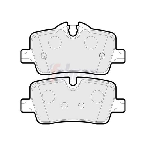 Fahren Rear Brake Pad Set FBP3932