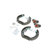 Bosch Brake Shoe Set Axle Kit fits Nissan Micra II 1992-2003 1.0 1.3 1.4