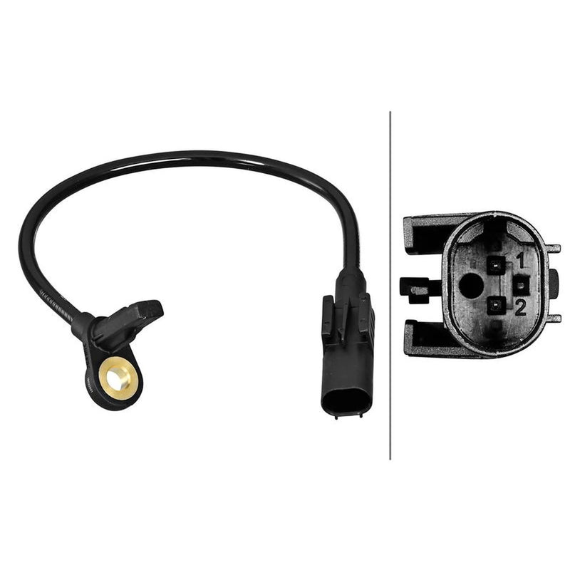 Hella ABS Wheel Speed Sensor Rear fits Mercedes-Benz Gl-Class 2006-2012