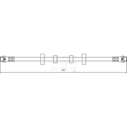 Apec Brake Hydraulic Hose Line Front fits VW Transporter 1990-2003