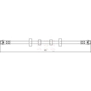 Apec Brake Hydraulic Hose Line Front HOS4098