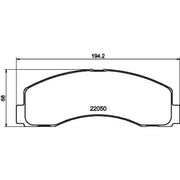 Mintex Brake Pad Set