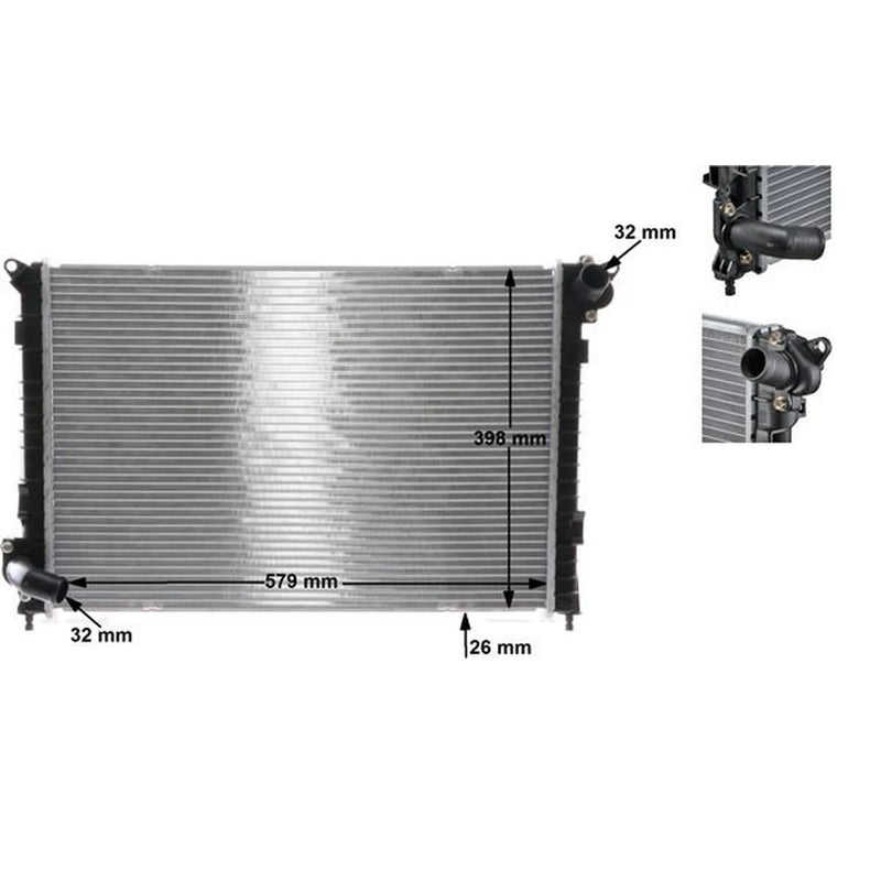 Mahle Engine Radiator fits Mini Mini 2001-2008