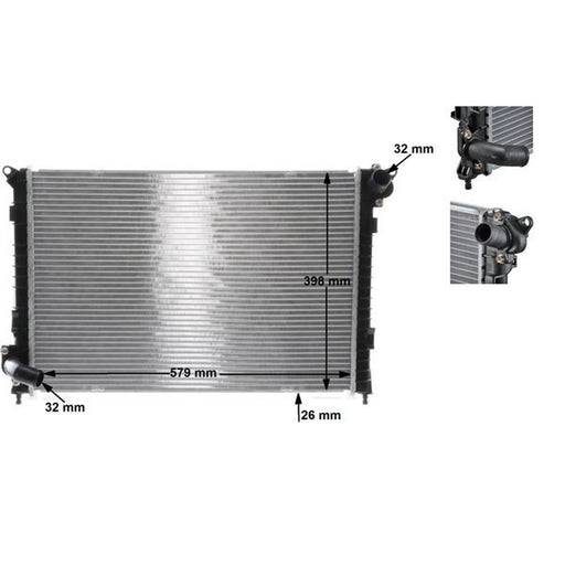 Mahle Engine Radiator fits Mini Mini 2001-2008