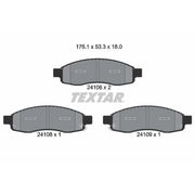 Textar Brake Pad Set 2410601