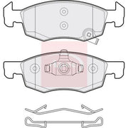 Apec Front Brake Pad Set PAD2062
