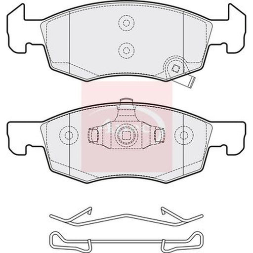 Apec Front Brake Pad Set PAD2062