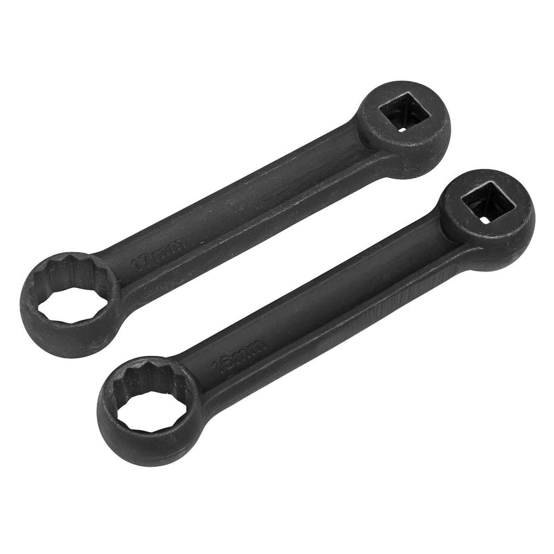 Sealey Mercedes Benz Engine Mount Spanner 16 & 17mm 2pc VS3005 Sealey - Dynamic Drive