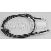 First Line Handbrake Cable Right Rear fits Mitsubishi Lancer 1992-1996