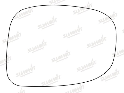 Summit Stick-On Aspheric Mirror Glass fits Lexus IS 220 05 on RHS Summit - Bars 4 Cars