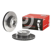 Brembo Front Brake Internally Vented Discs & Pads fits BMW 5 1995-2004