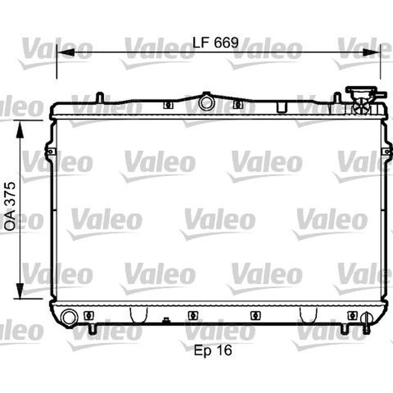 Valeo Engine Radiator 734950