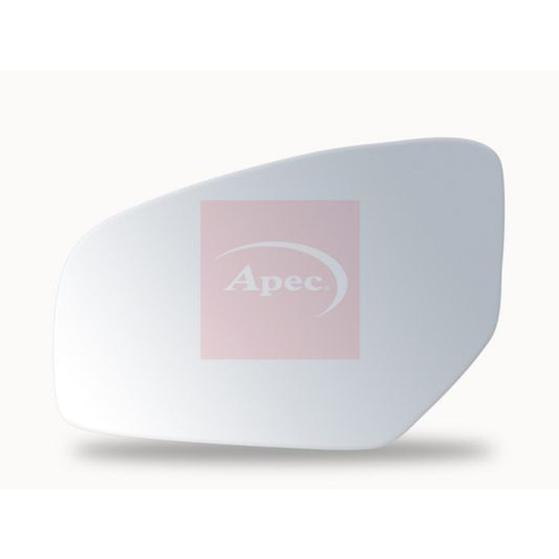 Apec Exterior Wing Mirror Glass Left fits Honda Civic IX 2012-2016