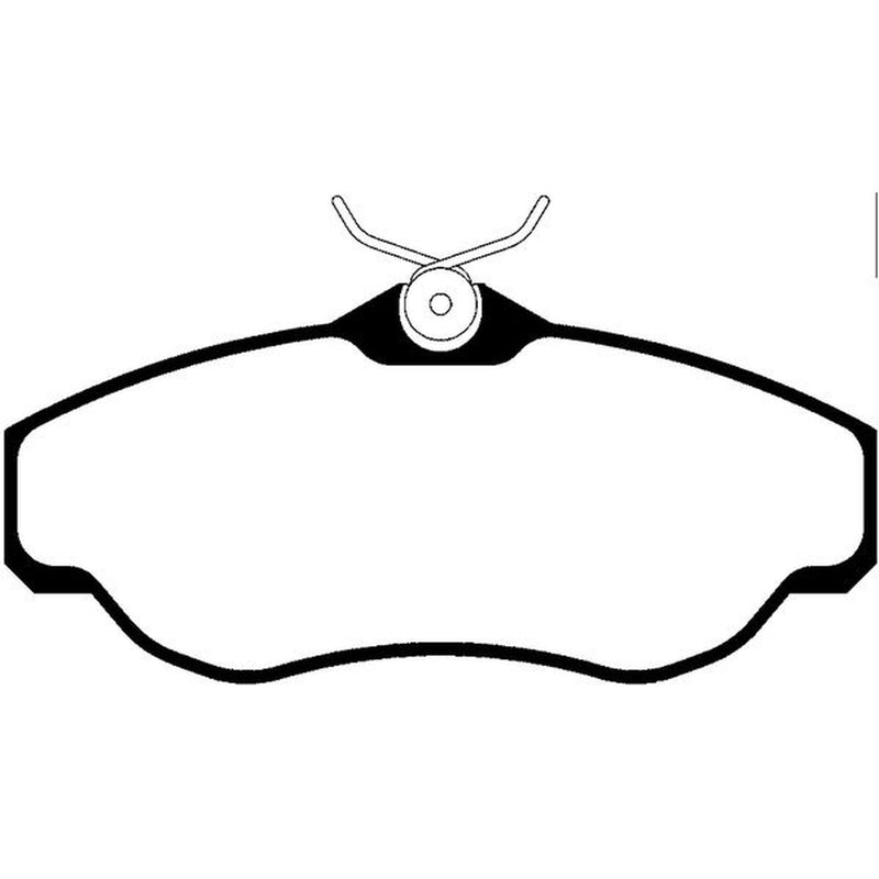 Abtex Front Brake Pad Set fits Land Rover Discovery 1998-2004 2.5 4.0