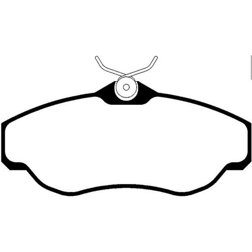 Abtex Front Brake Pad Set fits Land Rover Discovery 1998-2004 2.5 4.0