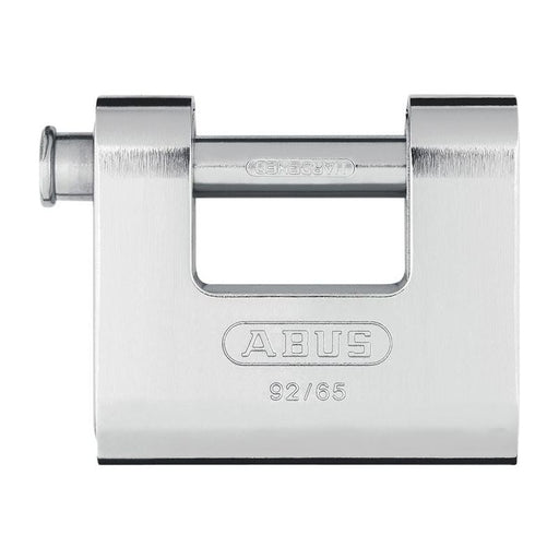 Abus Mechanical 92/65mm Monoblock Brass Body Shutter Padlock Carded ABUS Mechanical - Dynamic Drive