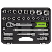 Siegen Siegen Extending Ratchet Socket Set 1/2"Sq Drive 26pc S01288 Siegen - Dynamic Drive