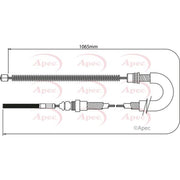 Apec Handbrake Cable Left Rear fits Citroën Dispatch I 1995-2006 1.9 2.0