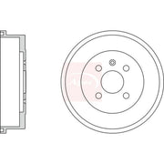 Apec Brake Drum Assembly Rear fits Opel Astra F 1994-1998 1.6