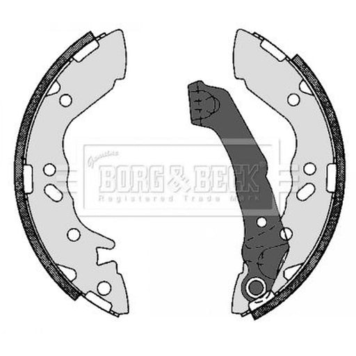 Borg & Beck Brake Shoe Set Axle Kit BBS6271