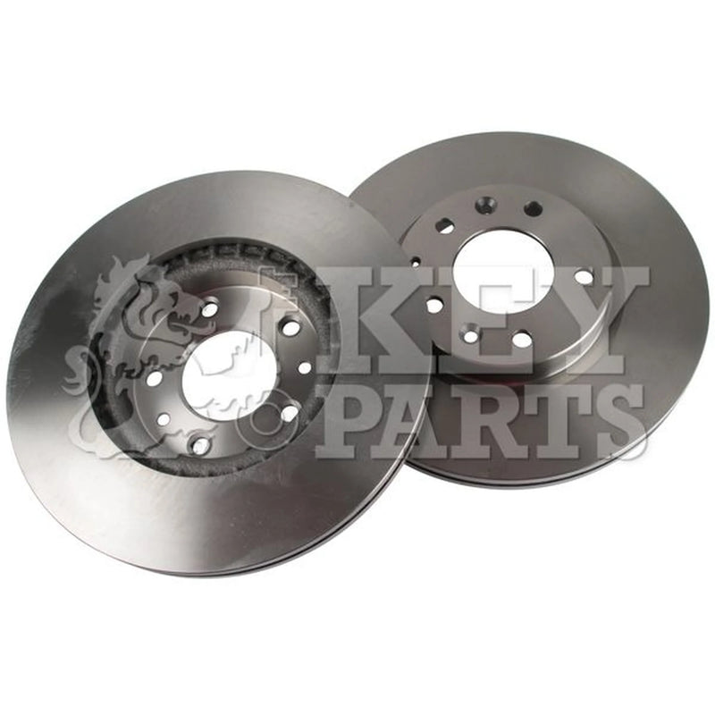 Key Parts Front Brake Vented Discs & Pads fits Mazda 6 2007-2013 1.8