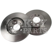 Key Parts 2 x Vented Brake Discs fits Mazda 6 2007-2013 1.8 2.0 2.2 2.5