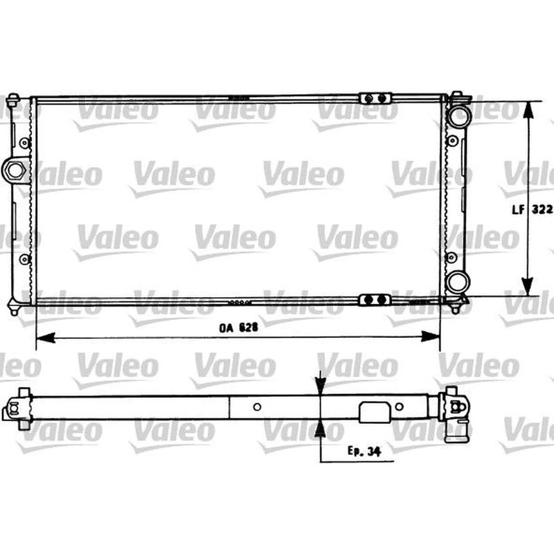 Valeo Engine Radiator 731266