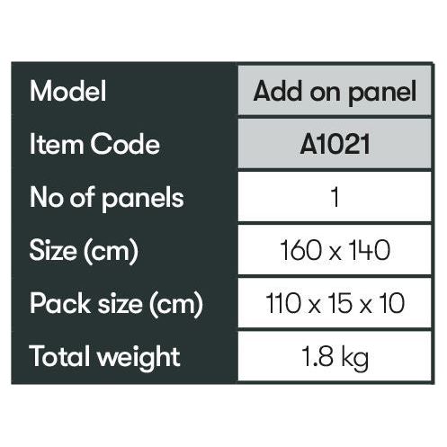 Windshield Pro Expert Edition Additional Panel 12020304001000 Quest - Dynamic Drive