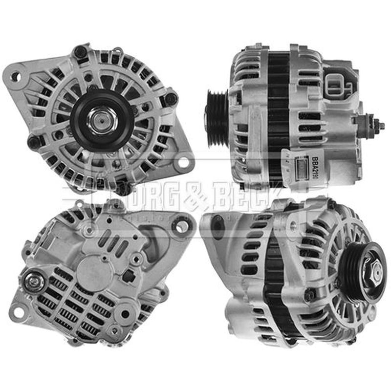 Borg & Beck Car Alternator 12V fits Mazda 323 C 1994-1998 1.5 1.8
