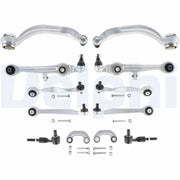 Delphi 12 x Control Arm Repair Kit Front fits Audi A6 C5 1997-2005
