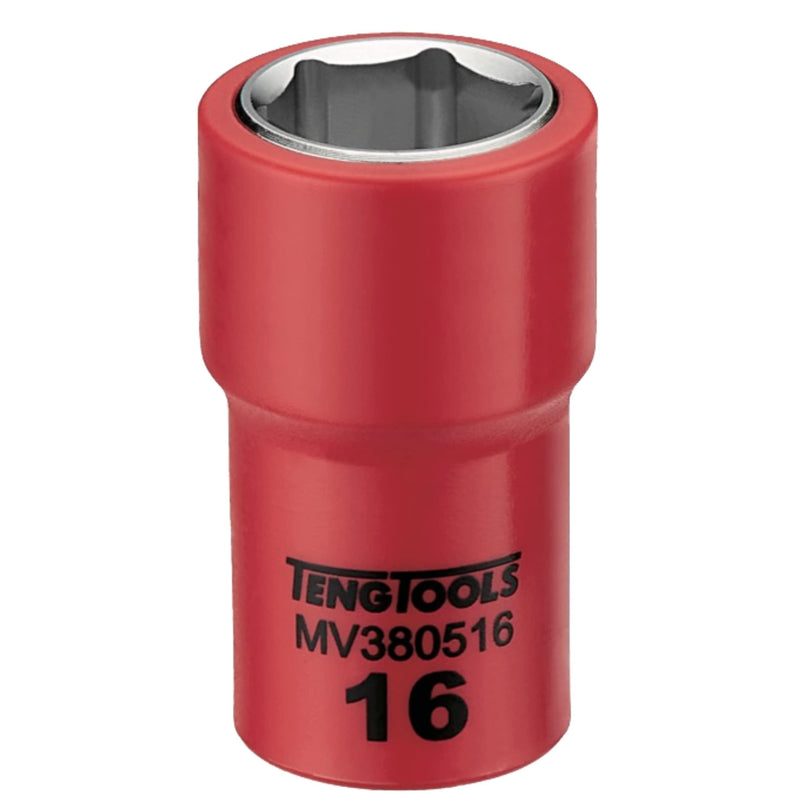 Teng Tools 3/8" Insulated Socket 16mm Teng Tools - Dynamic Drive