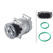 Hella Air Conditioning Compressor fits Opel Vivaro A 2001-2014 1.9 2.0 2.5