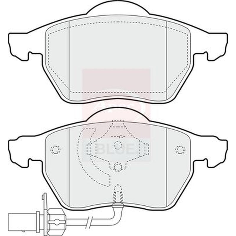 Apec Front & Rear Brake Discs & Pads fits Audi A4 B6 2000-2005 1.8 2.4 2.5 3.0